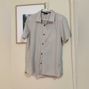 The North Face Men's Light Gray Button Down Shirt